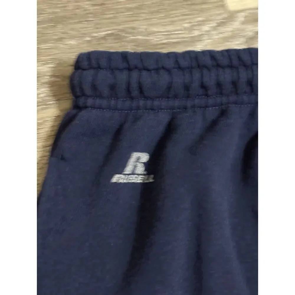 Vintage Russell Athletic Baggy Wide Leg Navy Sweatpants Retro - Men’s XXXL 3XL